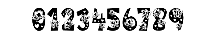 Butterfly-Heart Font OTHER CHARS