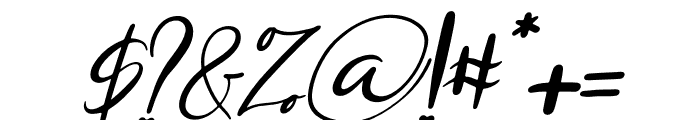 Butterfly Holiday Italic Font OTHER CHARS