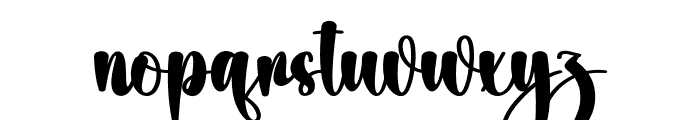 Butterfly Sweety Font LOWERCASE