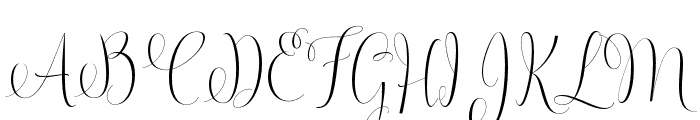 Butterfly Font UPPERCASE