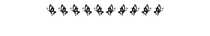 ButterflyMonogram Font OTHER CHARS