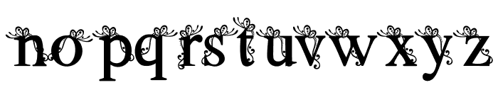 Butterflys Font LOWERCASE