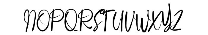 Butterfuul Font UPPERCASE