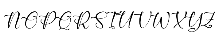 Butterlise Italic Font UPPERCASE