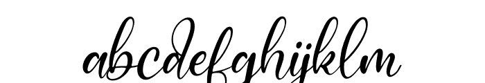 Butterlise Italic Font LOWERCASE
