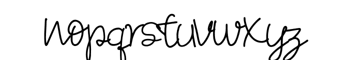 Butterluy Font LOWERCASE
