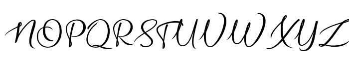 Butterly script Font UPPERCASE