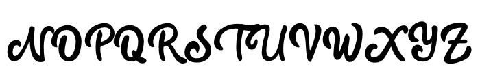 Buttersalt Regular Font UPPERCASE