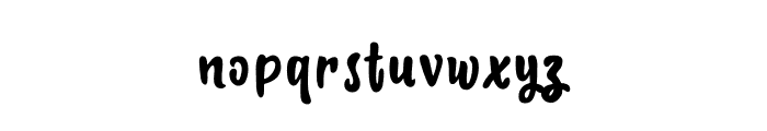 Buttersalt Regular Font LOWERCASE