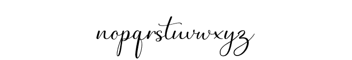 Buttershine-Script Font LOWERCASE