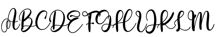 Buttertime Font UPPERCASE