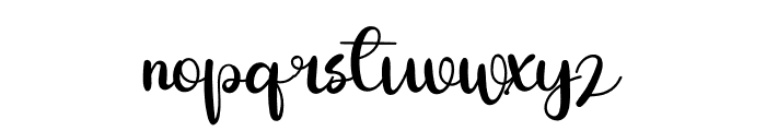 Buttertime Font LOWERCASE