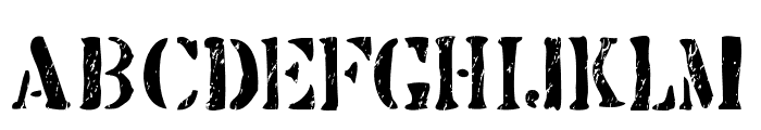 Butterworth-Scratch Font UPPERCASE