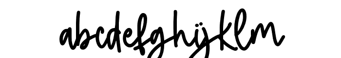 Buttery Signature Font LOWERCASE