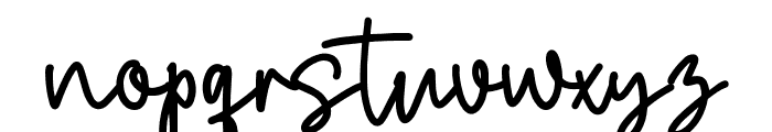 Buttery Signature Font LOWERCASE