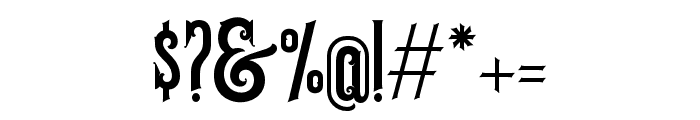 Buzanthe-Regular Font OTHER CHARS