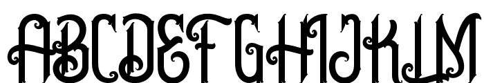 Buzanthe-Regular Font UPPERCASE