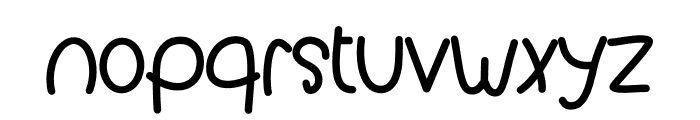 ByeJuly Font LOWERCASE