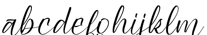 Byhemia Mylaqin Italic Font LOWERCASE
