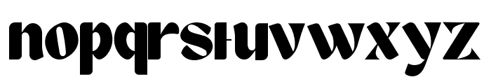 Bynk Font LOWERCASE