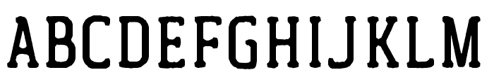 Byrdens slab Font UPPERCASE