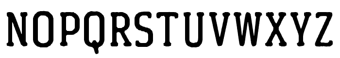 Byrdens slab Font LOWERCASE