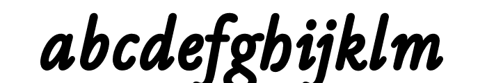 Byronic ExtraBold Italic Font LOWERCASE