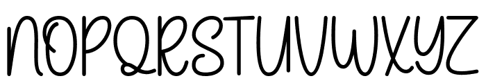 Bysta Font UPPERCASE