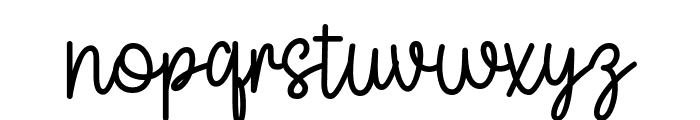 Bysta Font LOWERCASE