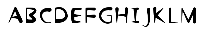 C1 Regular Font UPPERCASE