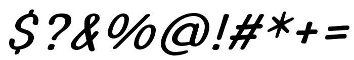 C9_AGAKE Regular Italic Font OTHER CHARS