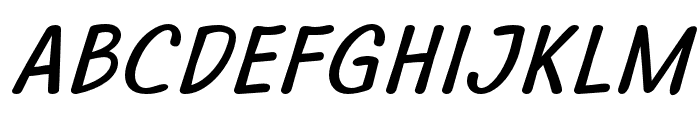 C9_AGAKE Regular Italic Font UPPERCASE