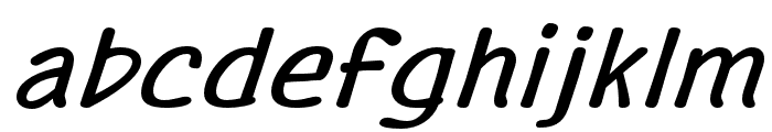 C9_AGAKE Regular Italic Font LOWERCASE