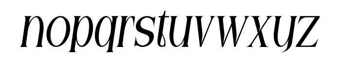 CALESTIA Italic Font LOWERCASE