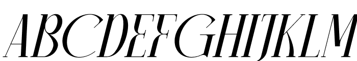 CAMAROON MEGALORD Italic Font UPPERCASE