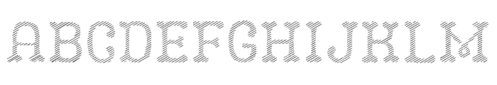 CAMO-LayerLine Font LOWERCASE