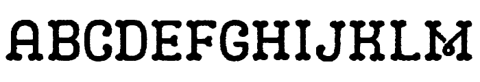 CAMO-Rough Font LOWERCASE