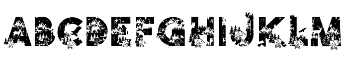 CAMPFIREINTHEWOODS Font UPPERCASE