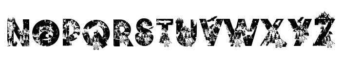 CAMPFIREINTHEWOODS Font UPPERCASE