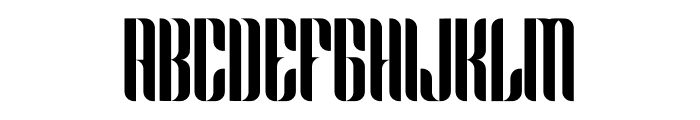 CARHEL DE BLACK Font UPPERCASE
