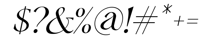 CASEY-Italic Font OTHER CHARS