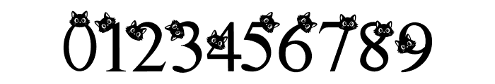 CAT  BLACK Font OTHER CHARS