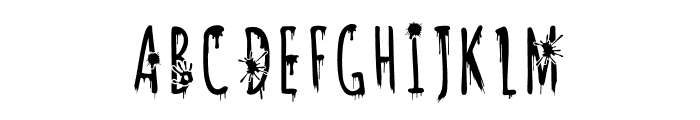 CATY DOES HORROR Font LOWERCASE