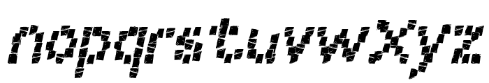 CERAMIC Italic Font LOWERCASE