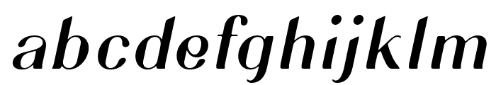 CF Alithan Sans Bold Italic Font LOWERCASE