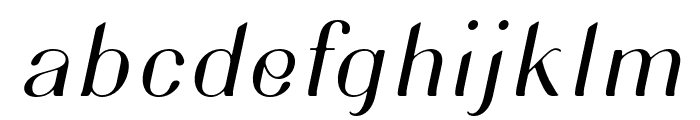 CF Alithan Sans Medium Italic Font LOWERCASE