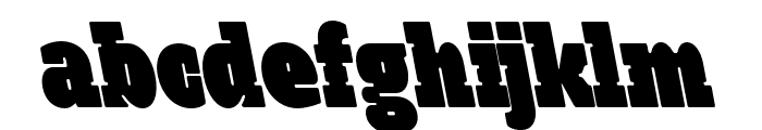 CF Andest Condensed Left Font LOWERCASE