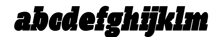 CF Andest Condensed Right Font LOWERCASE