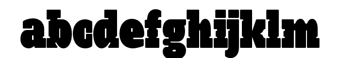 CF Andest Condensed Font LOWERCASE