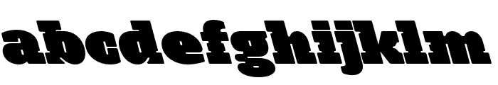CF Andest Left Font LOWERCASE